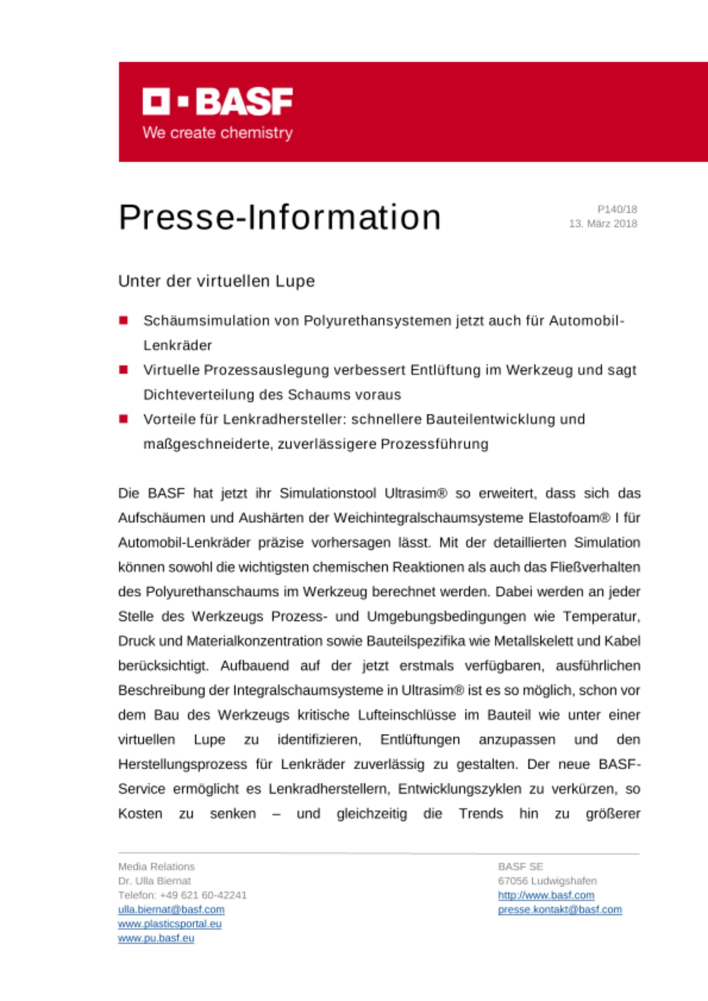 Presse-Information Presse-Information